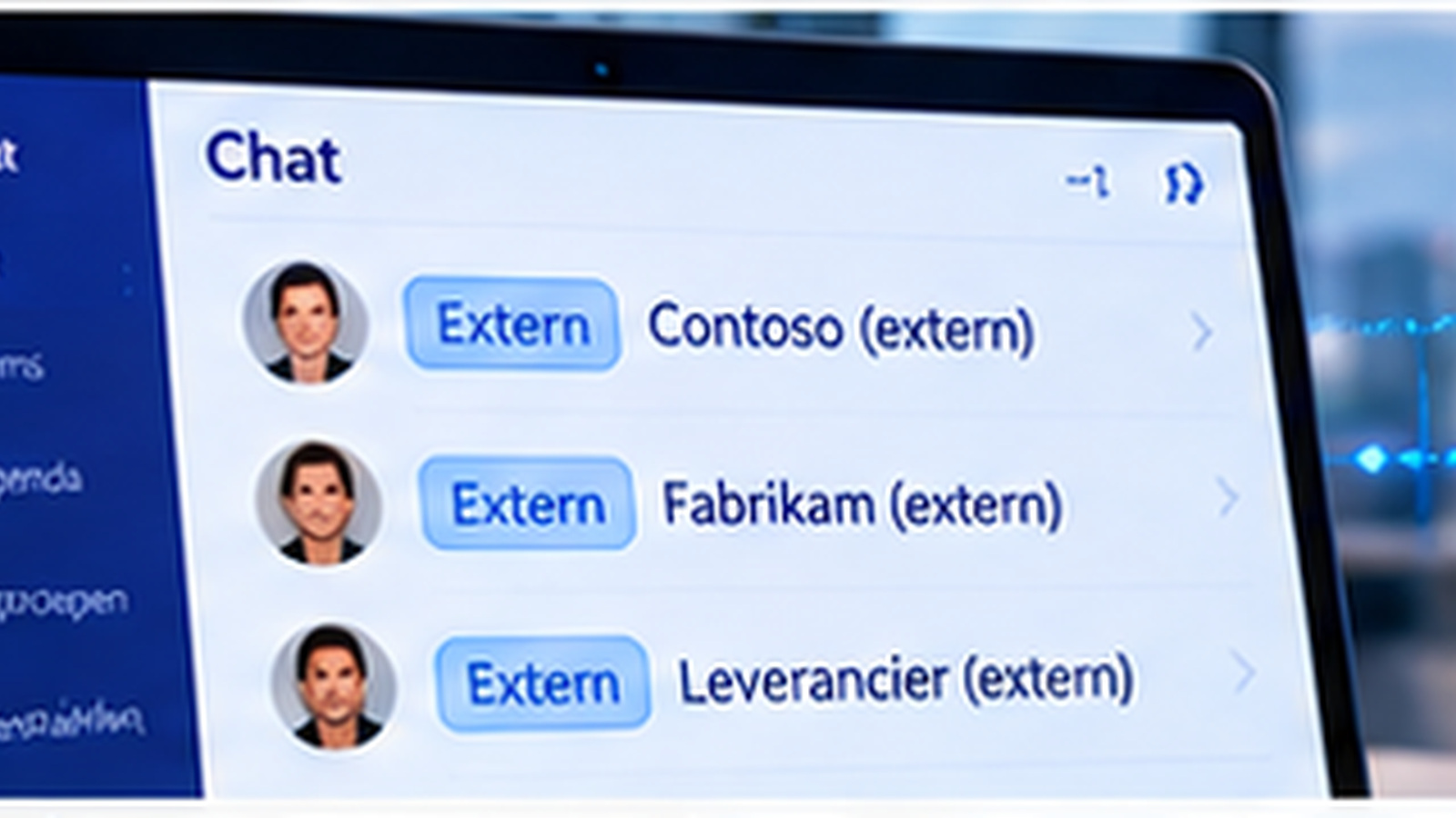 Teams schakelt bestandsdeling in externe chats standaard in (MC1479514)