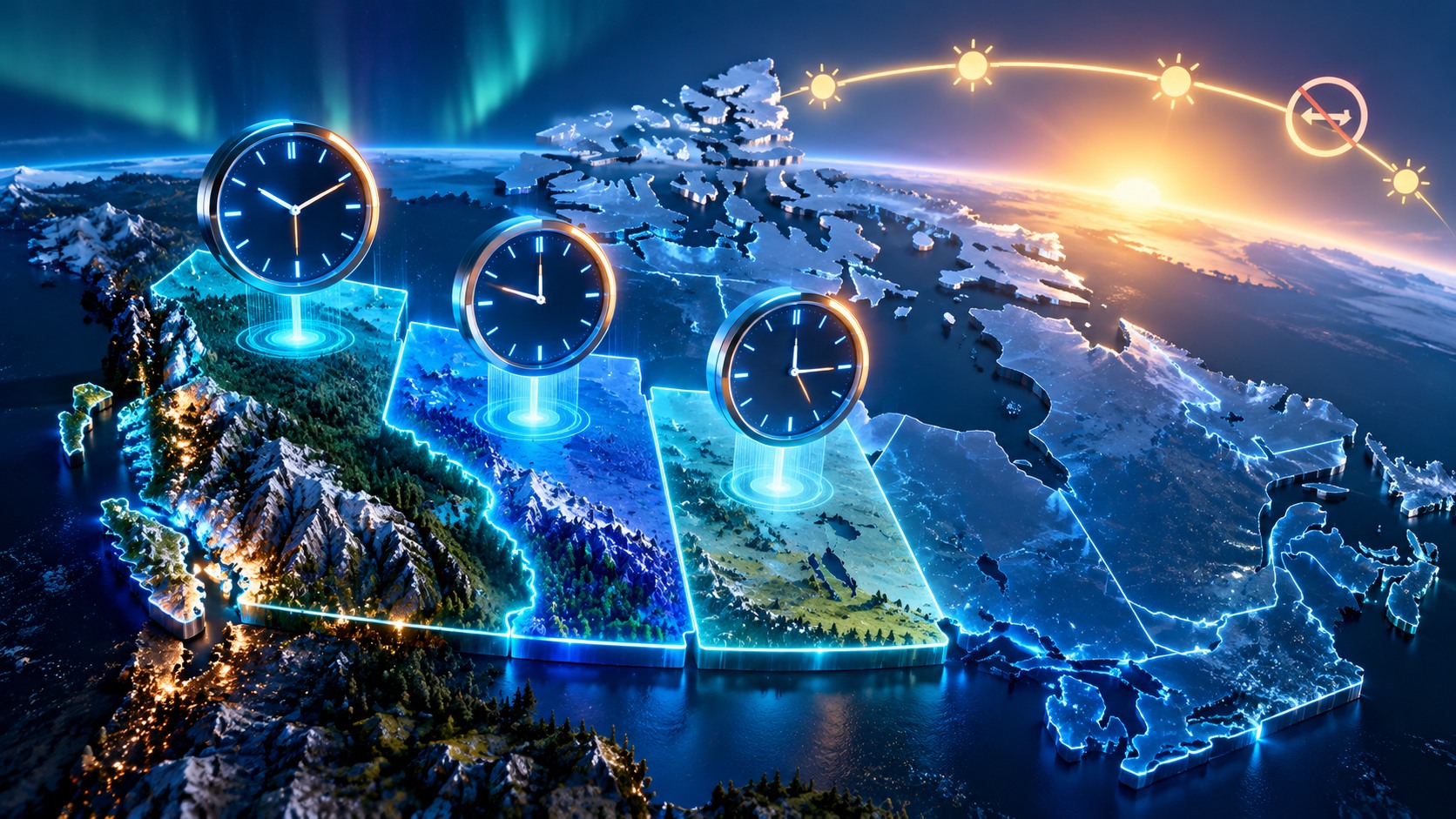 Windows-tijdzones Canada wijzigen op 1 november 2026 (MC1510951)